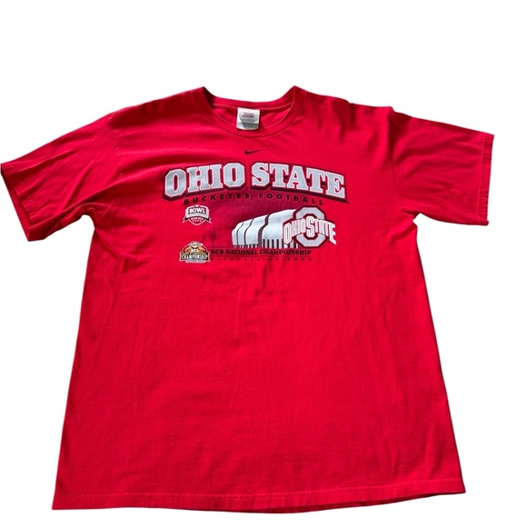 Ohio State Buckeyes Vintage Team Nike T Shirt Men Size Large - Picture 1 of 4